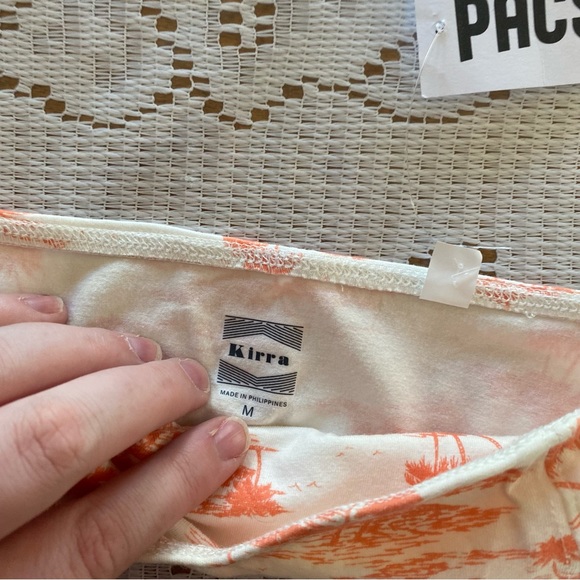 Pacsun Kirra • Tropical Print Bandeau Top - Picture 5 of 8